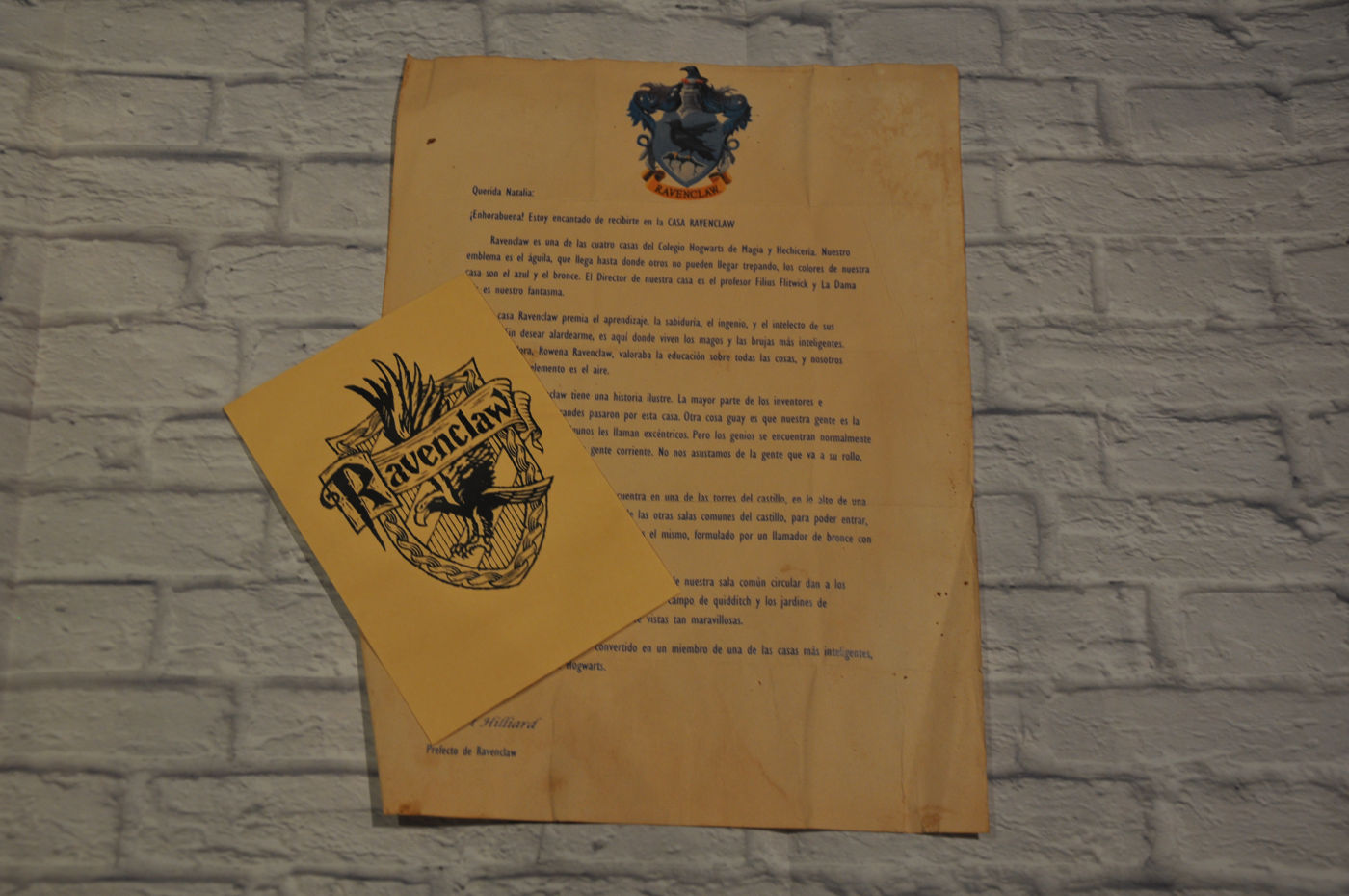 Carta De Hogwarts Regalo - Bukalah f